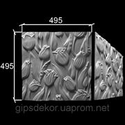 Отделочный материал 3D панели "Тюльпаны"