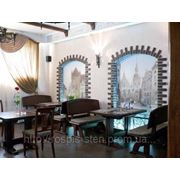 Фреска в интерьере фото