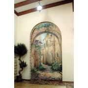 Роспись в арке городские улицы фото