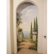 Морской пейзаж на стене фото