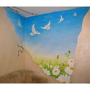 Роспись стен. декор детских комнат