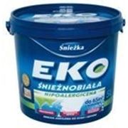 Краска акриловая EKO- SNIEZKA (Снежка) для потолка и стен белая.5 литров.