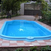 Установка композитных бассейнов фото