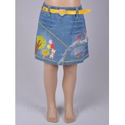 Детская джинсовая юбка на резинке Артикул 5345
