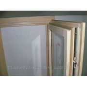 Евроокна и двери деревянные из клеенного бруса фото