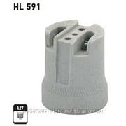 HL591 патрон керамический для лампочки E27 фото