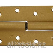 Петля накладная стальная ПН-110, цвет золотой металлик, левая, 110мм Код: 37653-110L фотография