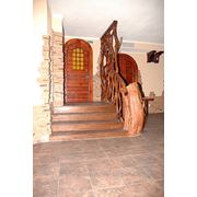 Лестница для ресторана «Верховина», деревянная фото