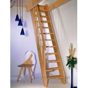 Лестница деревянная межэтажная, мод.“Дачная-». фото