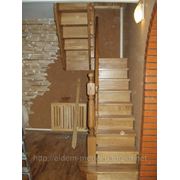 Лестница «Кантри», деревянная фото