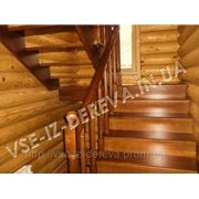 Дубовые лестницы на заказ Днепропетровск фотография