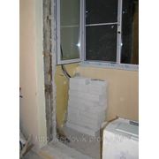 Демонтаж балконного порожка фото