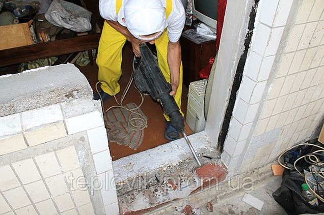 демонтаж порожков