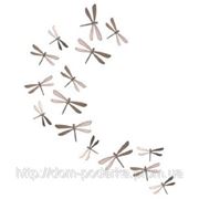 Декор для стен “Flutter“ набор из 20 шт коричневого цвета фото