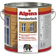 Глянцевая эмаль Alpina Fensterlack, 2,5 л фото