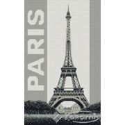 Панно Сolibri mosaic "Эйфелева башня. Париж" черно-белое панно из мозаики 128x210