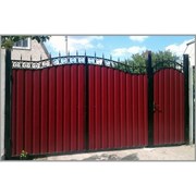 Ворота из профлиста №30 фото