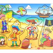 Рамка-вкладка Дети пираты фотография