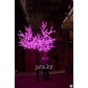 Сакура светодиодная цвет розовый, высота 1,5м, диаметр 1,5м вишня 2688 фото