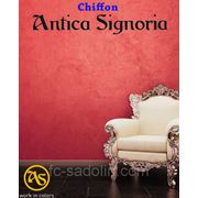 Декоративная краска Chiffon Antica Signoria с перламутровым эффектом фото