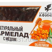 Мармелад Сибирские Афины сибирский на меду с облепихой 200гр фото