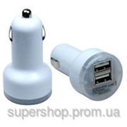 USB адаптер(переходник) от прикуривателя Double белый 180-17811980