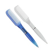 Ручка шариковая - Расческа поворотная, стержень синий фотография