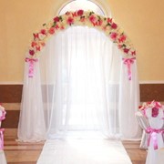 Свадебная арка с подсветкой фотография