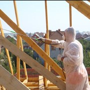 Огнезащита пиломатериалов и деревянных конструкций Киев фото