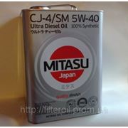 Масло моторное Mitasu Ultra Diesel CJ-4/SM 5W-40 100% Synthetic 6лит. (банка) фото