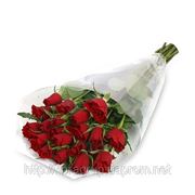 Букет красных роз, доставка букетов Харьков фото