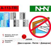 Самодоводящиеся петли-Доводчик дискретный безрычажный для арочных дверей NHN А-113 (Япония) фото
