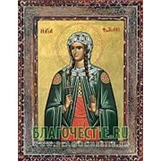 Благовещенская икона Фотиния (Светлана), святая мученица, копия старой иконы, печать на дереве Высота иконы 11 см фотография