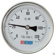 Термометр биметаллический общетехнический, осевое исполнение Метер ТБ-1 фото