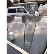 Гуала бутылка водочная стеклянная с колпачком 
