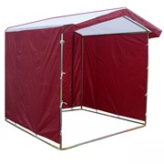 Палатка торговая (бордовая) фотография