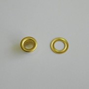 Люверсы стальные №2 (Блочка + кольцо), цвет Золото фото