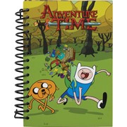Блокнот А6 80 листов, картонная обложка, на спирали Adventure Time AT15-222K 28782 фото