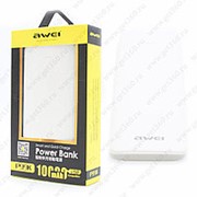 Power Bank Awei P99K Quick Charge 10000 mAh White (Белый)