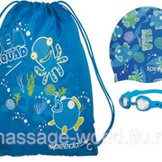 Набор для плавания детский: очки, шапочка, сумка SPEEDO SQUARD POOL
