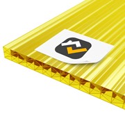 Сотовый поликарбонат PRONTO Желтый 16 мм (2,1*12 м) PetAlex Pronto фото