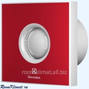 Вентилятор бытовой накладной для санузлов Electrolux Электролюкс Rainbow EAFR-150TH red с датчиком влажности фото