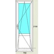 Дверь входная металлопластиковая 750*2100