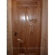 Дверь входная с ручной резьбой