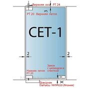 СЕТ-1 => К-т фурнитуры для стеклянных дверей типа Dorma РТ Universal Light