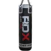 Боксерский мешок RDX Leather Black 1.2 м, 40-50 кг фотография