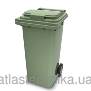 Пластиковые мусорные контейнеры объемом 120 л