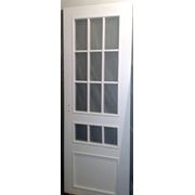 Двері з масиву білі (модель 15) фото