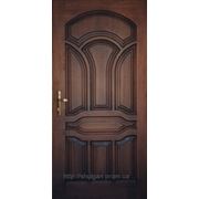Двері вхідні дерев'яні, двері на замовлення Ківерці, Ковель, Рівне, Львів (модель 33) фото