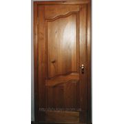 Двері з масиву сосни, вільхи, дуба, двері на замовлення (модель 40) фото